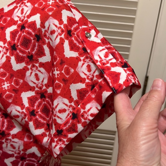 152. Calvin Klein Blouse in Watermelon - Picture 8 of 16